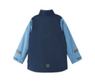 Back view of Reima ReimaTec Waterproof Shell Jacket - Sysma - Navy. Available at www.tenlittle.com