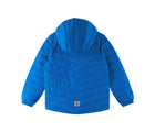 Back view of Reima Water-Repellent Insulated Jacket - Uumaja - Bright Blue. Available at www.tenlittle.com