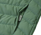 Close up zip pocket of Reima Water-Repellent Insulated Jacket - Uumaja - Green Clay. Available at www.tenlittle.com