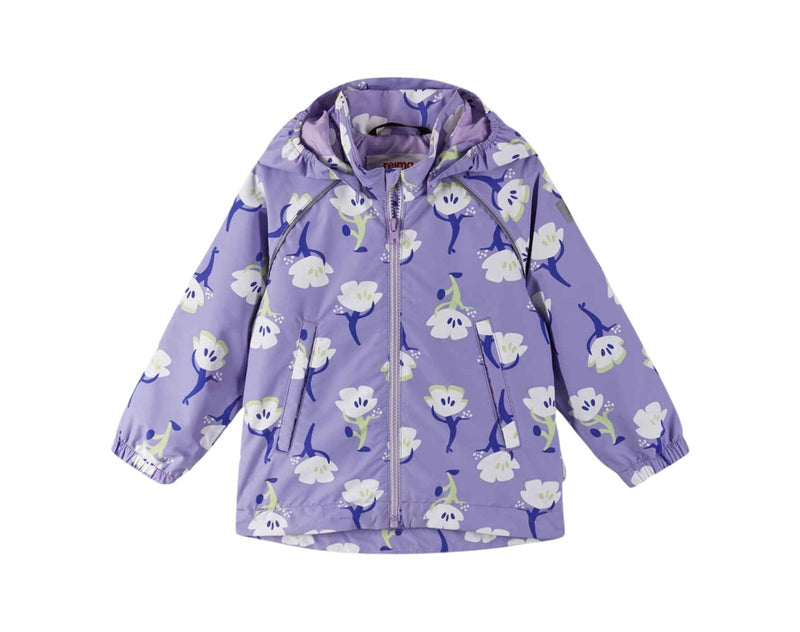 Front view of Reima Reimatec Waterproof Jacket - Hete - Blooming Lilac. Available at www.tenlittle.com