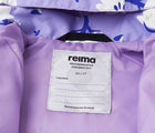 Close up interior ID tag of Reima Reimatec Waterproof Jacket - Hete - Blooming Lilac. Available at www.tenlittle.com