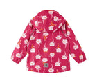 Back view of Reima Reimatec Waterproof Jacket - Hete - Bright Berry. Available at www.tenlittle.com