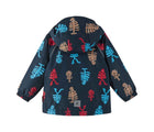 Back view of Reima Reimatec Waterproof Jacket - Hete - Navy. Available at www.tenlittle.com