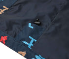 Close up adjustable hem of Reima Reimatec Waterproof Jacket - Hete - Navy. Available at www.tenlittle.com