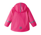 Reima back view - Waterproof Rain Jacket - Candy Pink - Available at www.tenlittle.com