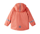 Reima back view - Waterproof Rain Jacket - Misty Red - Available at www.tenlittle.com