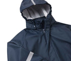 Close up of Reima - Waterproof Rain Jacket - Navy - Available at www.tenlittle.com