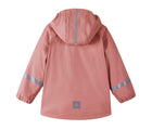 Reima back view - Waterproof Rain Jacket - Rose Blush - Available at www.tenlittle.com