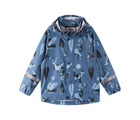Front view of Reima Waterproof Rain Jacket - Vesi - Blue Ocean. Available at www.tenlittle.com