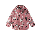 Front view of Reima Waterproof Rain Jacket - Vesi - Rose Blush. Available at www.tenlittle.com