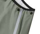 Close up side snap of Reima - Lammikko Waterproof Rain Pants - Greyish Green - Available at www.tenlittle.com