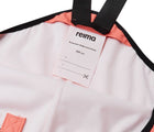 Close up name tag of Reima - Lammikko Waterproof Rain Pants - Misty Red - Available at www.tenlittle.com