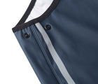 Close up side snap of Reima - Lammikko Waterproof Rain Pants - Navy - Available at www.tenlittle.com