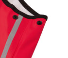 Close up side snap of Reima - Lammikko Waterproof Rain Pants - Reima Red - Available at www.tenlittle.com