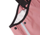 Close up side snap of Reima - Lammikko Waterproof Rain Pants - Rose Blush - Available at www.tenlittle.com