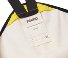 Close up name tag of Reima - Lammikko Waterproof Rain Pants - Yellow - Available at www.tenlittle.com