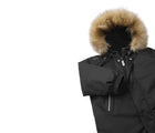 Close up of Reima - Waterproof Reimatec Snowsuit - Gotland - Black - Available at www.tenlittle.com