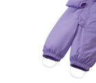 Close up elastic leg ends and silicone foot loops of Reima - Waterproof Reimatec Snowsuit - Gotland - Blooming Lilac - Available at www.tenlittle.com