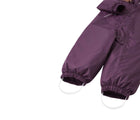 Close up elastic leg ends and silicone foot loops of Reima - Waterproof Reimatec Snowsuit - Gotland - Deep Purple - Available at www.tenlittle.com