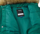 Interior lining and name tag of Reima - Waterproof Reimatec Snowsuit - Gotland - Deeper Green - Available at www.tenlittle.com