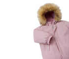 Close up of Reima - Waterproof Reimatec Snowsuit - Gotland - Grey Pink - Available at www.tenlittle.com