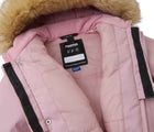 Interior lining and name tag of Reima - Waterproof Reimatec Snowsuit - Gotland - Grey Pink - Available at www.tenlittle.com