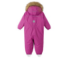 Back view of Reima - Waterproof Reimatec Snowsuit - Gotland - Magenta Purple - Available at www.tenlittle.com