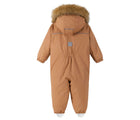 Back view of Reima - Waterproof Reimatec Snowsuit - Gotland - Peanut Brown - Available at www.tenlittle.com