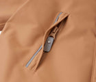 Close up zip pocket of Reima - Waterproof Reimatec Snowsuit - Gotland - Peanut Brown - Available at www.tenlittle.com