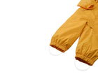 Close up elastic leg ends and silicone foot loops of Reima - Waterproof Reimatec Snowsuit - Gotland - Radiant Orange - Available at www.tenlittle.com