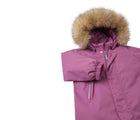 Close up of Reima - Waterproof Reimatec Snowsuit - Gotland - Red Violet - Available at www.tenlittle.com