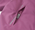 Close up zip pocket of Reima - Waterproof Reimatec Snowsuit - Gotland - Red Violet - Available at www.tenlittle.com