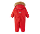 Back view of Reima - Waterproof Reimatec Snowsuit - Gotland - Tomato Red - Available at www.tenlittle.com