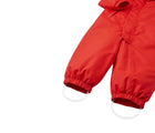 Close up elastic leg ends and silicone foot loops of Reima - Waterproof Reimatec Snowsuit - Gotland - Tomato Red - Available at www.tenlittle.com