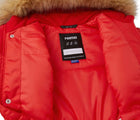 Interior lining and name tag of Reima - Waterproof Reimatec Snowsuit - Gotland - Tomato Red - Available at www.tenlittle.com