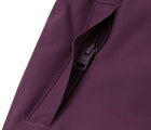 Close up zip pocket of Reima - Waterproof Reimatec Winter Pants - Juoni - Deep Purple - Available at www.tenlittle.com