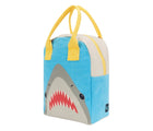 Fluf Zipper Lunch Bag - Shark. Available from www.tenlittle.com