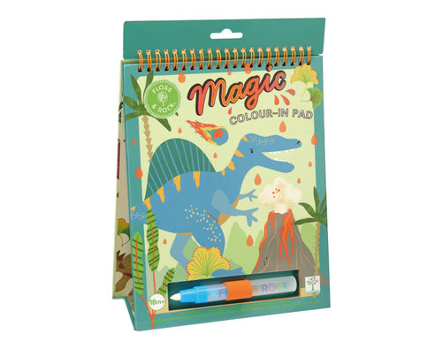 Magic Water Reusable Color-in Pad - Dino
