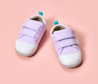 Front and top view of Ten Little First Walkers - Lavender Purple. Available at www.tenlittle.com