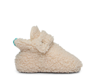 Side view of Ten Little Sherpa Baby Booties. Available at www.tenlittle.com