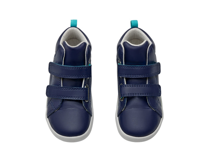 Top view of Ten Little Everyday High Top - Navy Blue. Available at www.tenlittle.com