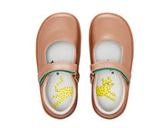 Top view of Ten Little Mary Janes - Rose Gold. Available at www.tenlittle.com