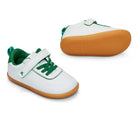 Front, side, and bottom outsole traction view of Ten Little Centre Court Sneakers. Available at www.tenlittle.com