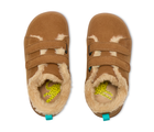 Top view of Ten Little Cozy Suede Sneakers - Toffee Brown. Available at www.tenlittle.com