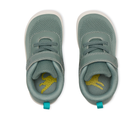 Top view of Ten Little DuoKnit Sneakers - Agave Green. Available at www.tenlittle.com