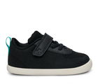 Side view of Ten Little DuoKnit Sneakers - Night Black. Available at www.tenlittle.com