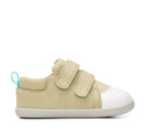 Side view of Ten Little First Walkers - Sage Green. Available at www.tenlittle.com