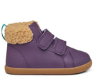 Side view of Ten Little Furry High Top - Power Purple. Available at www.tenlittle.com