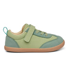 Side view of Ten Little Retro Suede Sneakers - Retro Green. Available at www.tenlittle.com