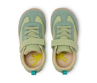Top view of Ten Little Retro Suede Sneakers - Retro Green. Available at www.tenlittle.com
